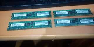 4x ELPIDA 1GB PC2-5300P ECC DDR2 Servidor RAM