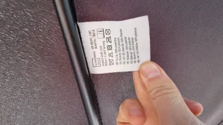 Sombrilla Rectangular Negra 260cm