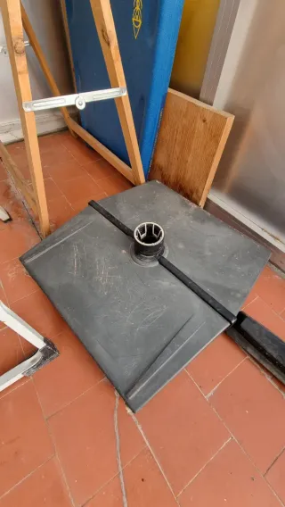 Sombrilla Rectangular Negra 260cm