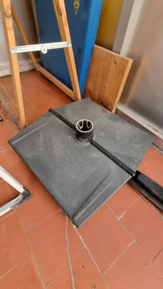 Sombrilla Rectangular Negra 260cm