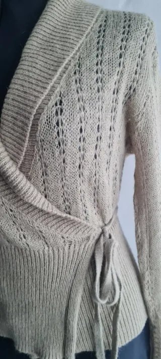 Cárdigan T.40 verde oliva