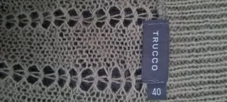 Cárdigan T.40 verde oliva