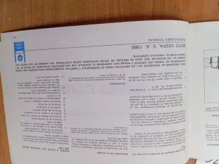 Manual de vespino vale,alx  de 1986 original