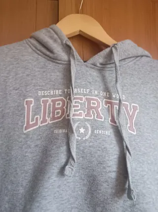 Sudadera gris marca UP