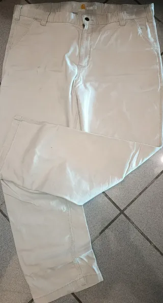 Pantaloni Carhartt Beige Relaxed Fit TG 56