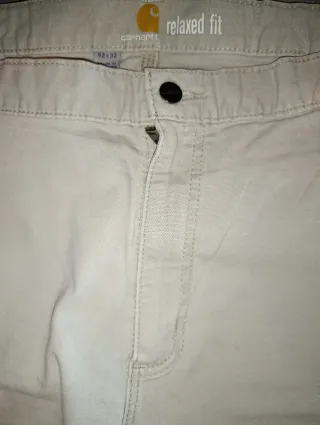 Pantaloni Carhartt Beige Relaxed Fit TG 56