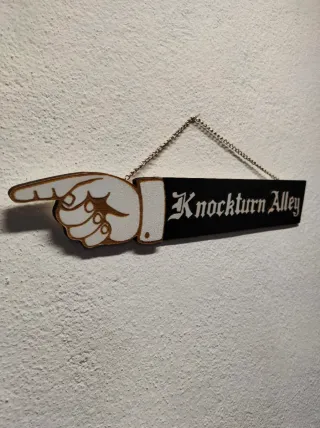 Targhetta Knockturn Alley Harry Potter