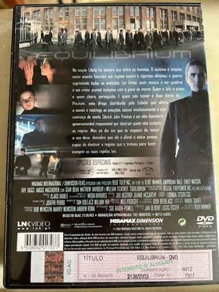 Equilibrium com Christian Bale, Ficção Científica