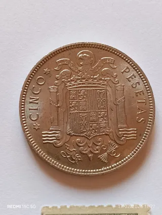 Lote de monedas y sellos antiguos España franco