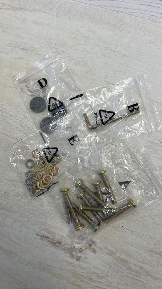 Mesita auxiliar cristal y madera