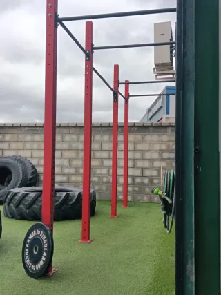 Rack de dos puestos para entrenamiento