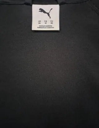 Felpa Puma Puma Nera - Taglia XS Comoda