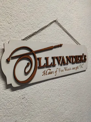 Targhetta Ollivander's Harry Potter