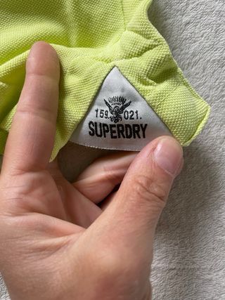 Polo Superdry verde chico