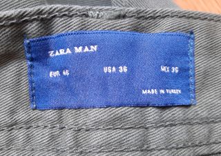 Pantalón hombre de "Zara"