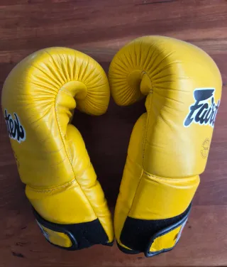 Guantes Boxeo Fairtex 16 oz Amarillo