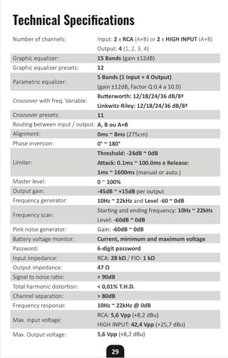 Procesador de Audio Digital STX2436BT STETSOM