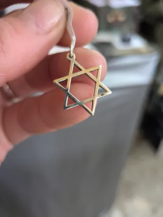 Cruz de David Plata 925 2cm