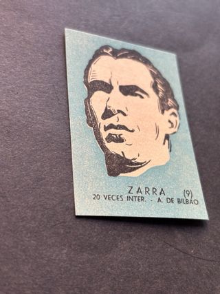 Cromo fútbol ZARRA Ath. de Bilbao, Liga 1952-1953