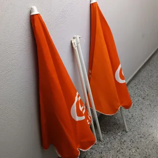 Sombrillas Frigo Naranja Grandes