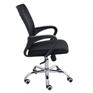 Sedia Ufficio Nera Ergonomica Braccioli Comfort