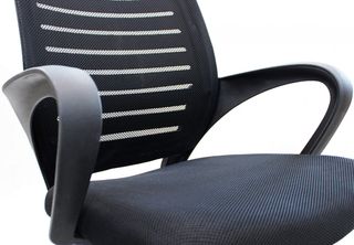 Sedia Ufficio Nera Ergonomica Braccioli Comfort