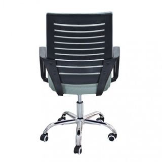 Sedia Ufficio Grigia Ergonomica con Braccioli Plus