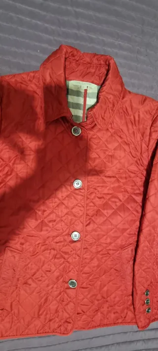 Chaqueta Burberry Roja Mujer Talla XXL