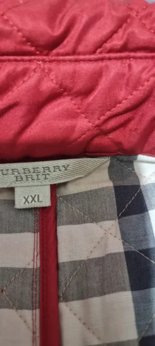 Chaqueta Burberry Roja Mujer Talla XXL