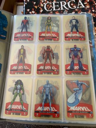 Álbum cromos Lamincards Marvel