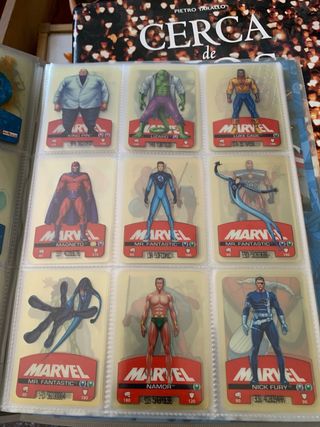 Álbum cromos Lamincards Marvel