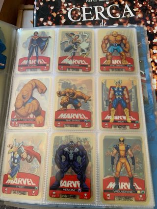 Álbum cromos Lamincards Marvel