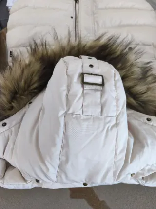 Chaqueta de plumas Pepe Jeans mujer beige