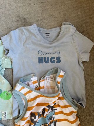 Lote 8 camisetas bebé 74 cm