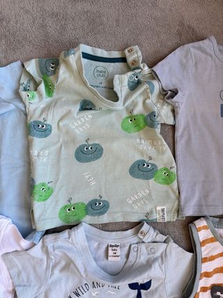 Lote 8 camisetas bebé 74 cm
