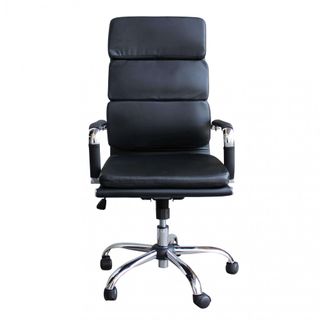 Poltrona Ufficio Direzionale Reclinabile Ecopelle