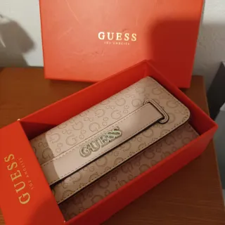 Monedero Guess Cartera Mujer Beige