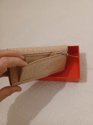 Monedero Guess Cartera Mujer Beige