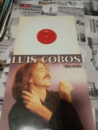 Vinilo Luis Cobos – Vienna Concerto (LP 1988) CBS.