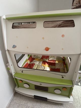 Cama infantil autobús escolar