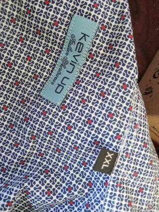 Camicia uomo cotone fantasia XXL