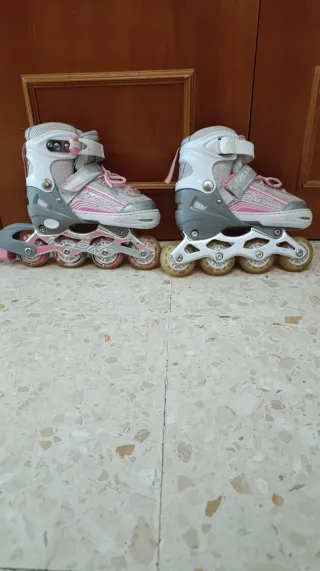 Patines en línea para niña talla ajustable