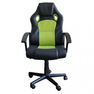 Sedia Gaming Ergonomica con Braccioli Verde Lime