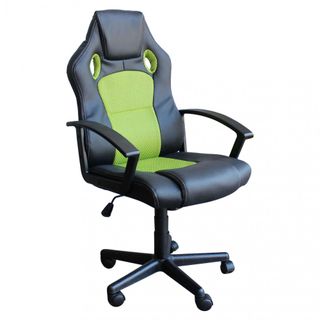Sedia Gaming Ergonomica con Braccioli Verde Lime