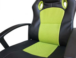 Sedia Gaming Ergonomica con Braccioli Verde Lime