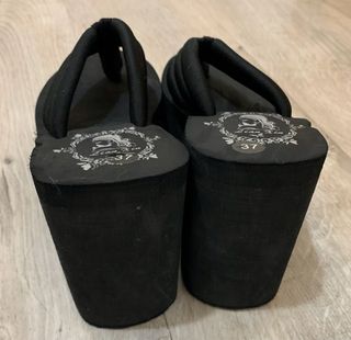 Playeras Lian Xin Negras Plataforma Talla 37