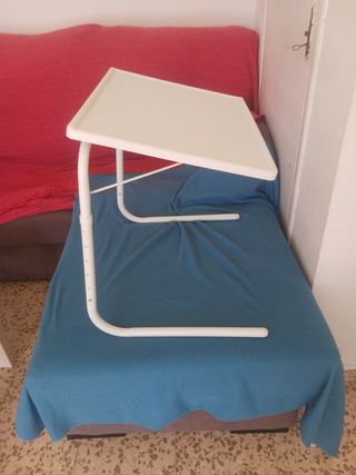 Mesa Auxiliar Plegable Blanca
