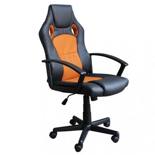 Sedia Gaming Ergonomica con Braccioli Arancione