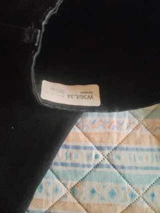 Pantalones skinny negros talla M