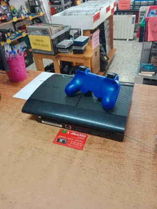 CONSOLA SONY PS3 S SLIM 250GB CON MANDO Y CABLES